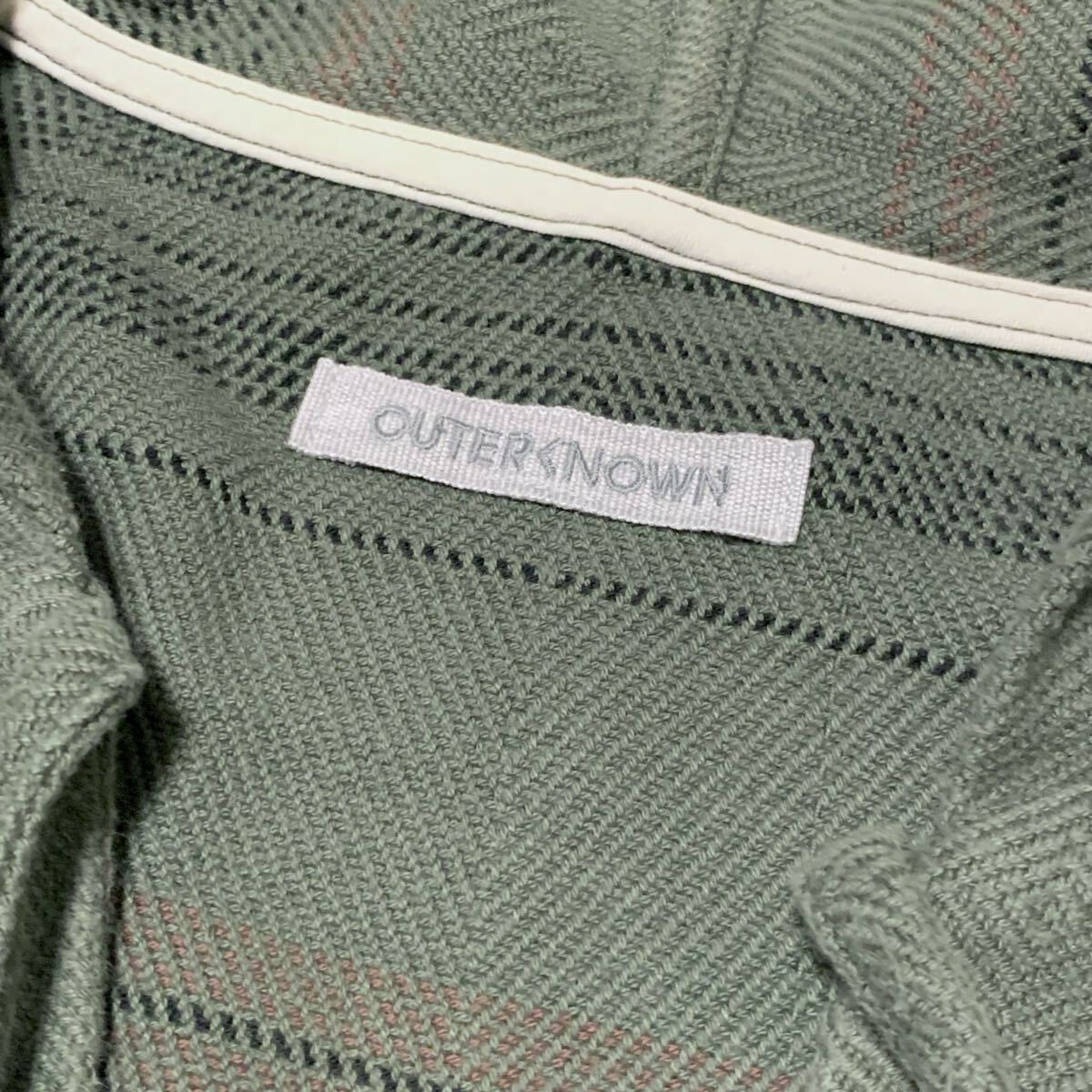 送料込！最終値下げ■定3.3万■OUTERKNOWN アウターノウン■Blanket Baja Pullover メキシカンパーカーL■_画像5