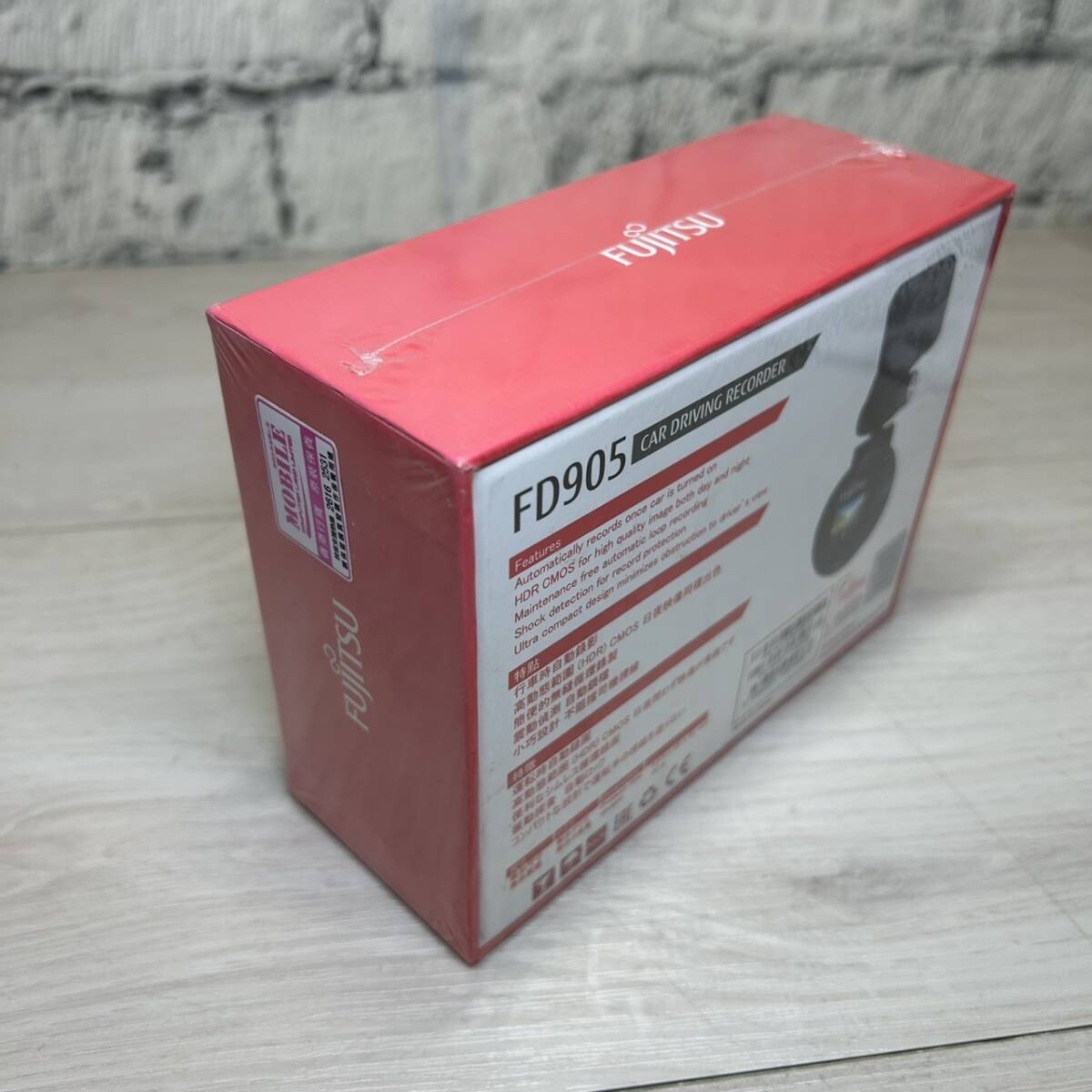 【YH-3493】未開封 富士通 Fujitsu ドライブレコーダー FD905 香港 車用 車載 カメラ_画像3