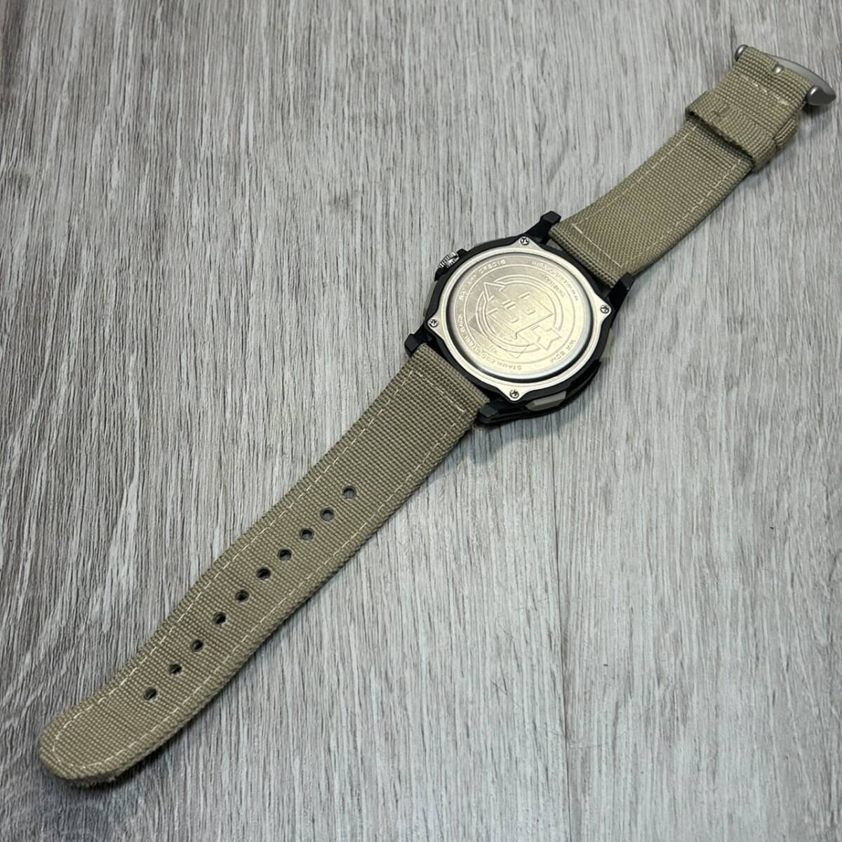 ●【YH-3514】中古稼働品 TIMEX タイメックス カトマイコラボ メンズ 時計 TW4B16800 クォーツ アイボリー ファブリック【レタパ可能】の画像5