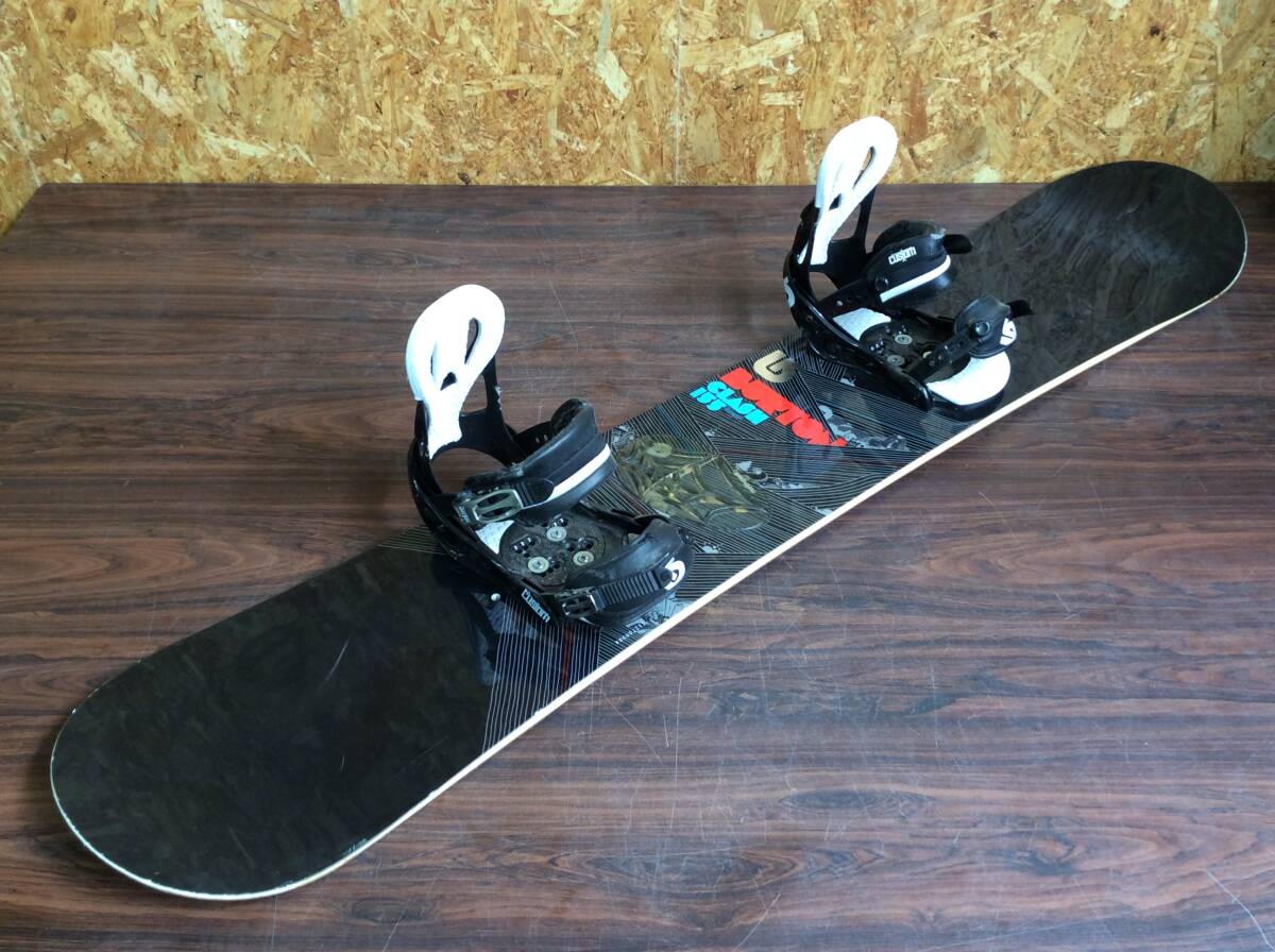 ＊【YH-2729】中古現(xiàn)狀品 BURTON バートン CLASH クラッシュ スノーボード スノボ 全長約152㎝ 【佐川急便?スノーボード専用カバー便】