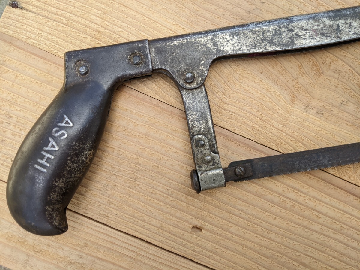 レトロ金鋸 ASAHI Metal Hack Saw 工具_画像3