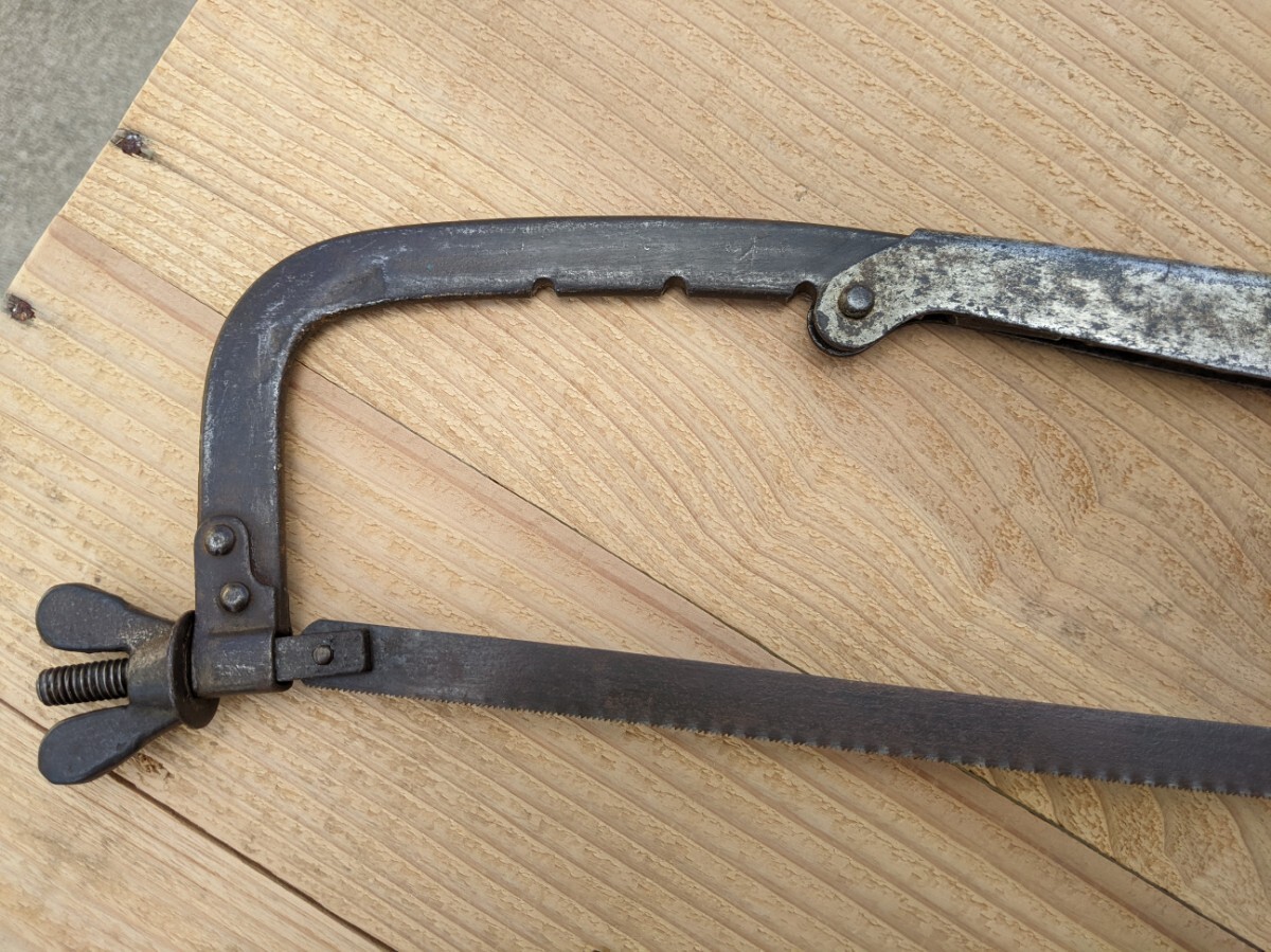 レトロ金鋸 ASAHI Metal Hack Saw 工具_画像6