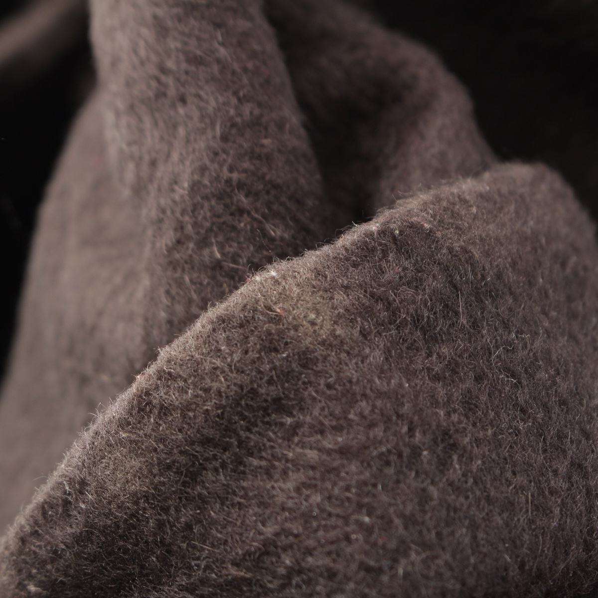 マックスマーラ アルパカ、ウール アルパカ ヴァージンウール アウター ブラウン USA 4【中古】_画像9