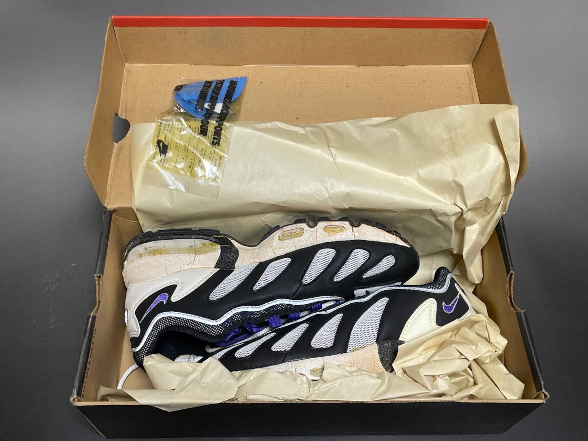 超希少 1996年制 未使用AIRMAX 96 デットストック 當(dāng)時(shí)物 オリジナル nike エアマックス US8ハーフ 日本サイズ26.5cm ナイキ 90s ジャンク