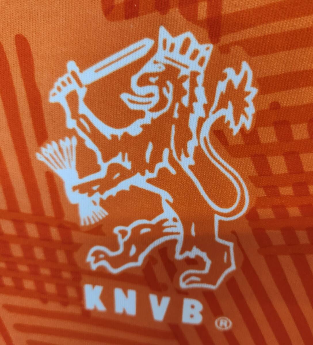 EURO 1992 オランダ Holland(H)＃9 VAN BASTEN マルコ・ファン・バステン 半袖 lotto正規 M_画像3