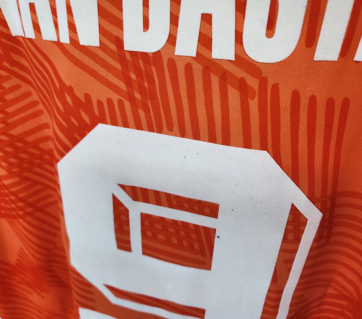 EURO 1992 オランダ Holland(H)＃9 VAN BASTEN マルコ・ファン・バステン 半袖 lotto正規 M_画像9