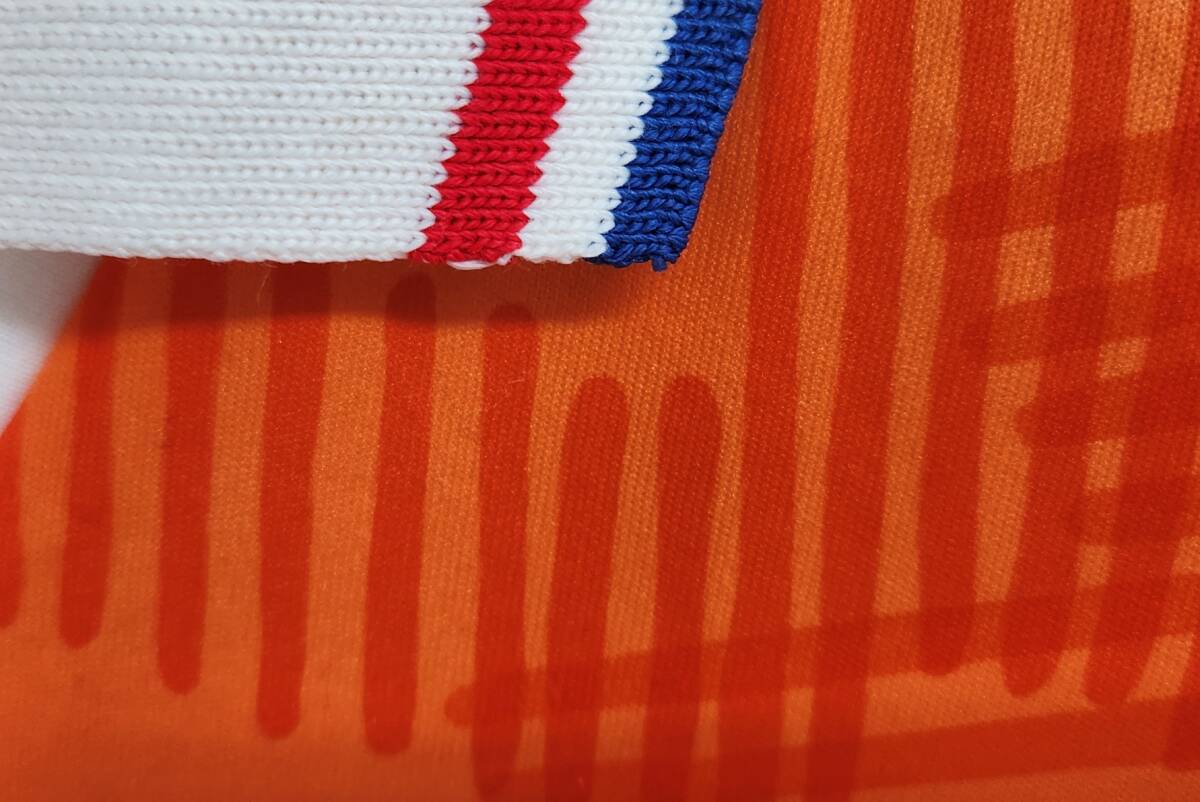 EURO 1992 オランダ Holland(H)＃9 VAN BASTEN マルコ・ファン・バステン 半袖 lotto正規 M_画像8