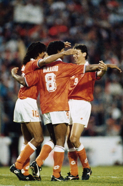 EURO 1992 オランダ Holland(H)＃9 VAN BASTEN マルコ・ファン・バステン 半袖 lotto正規 M_画像10