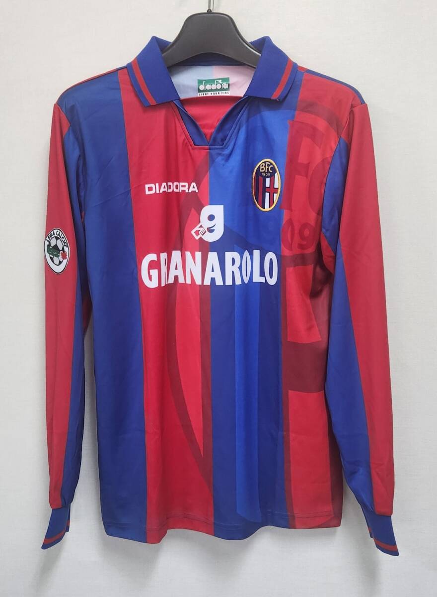 89-90 BORO -nyaBOLOGNA BFC(H)#10ro ремень * Baggio BAGGIO длинный рукав DIADORA стандартный Serie A specification L