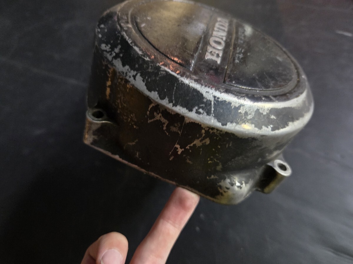 ホーク CB250N CB400N ジェネレーターカバー エンジンカバー ホーク3 スプロケ_画像4