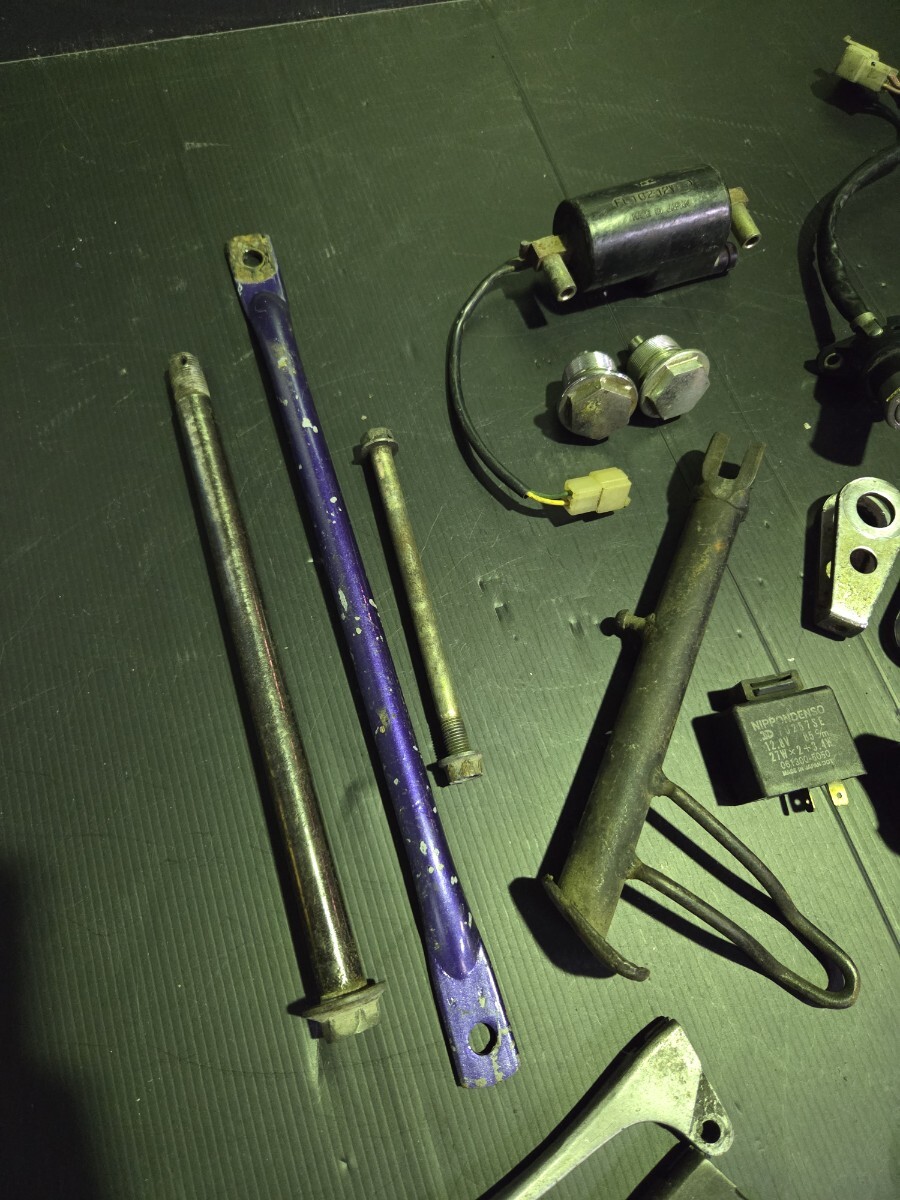 ホーク パーツセット 部品 CB250T CB400T CB250N CB400N バブ レバー トップブリッジ スタンド キー フォークキャップ アジャスター_画像5