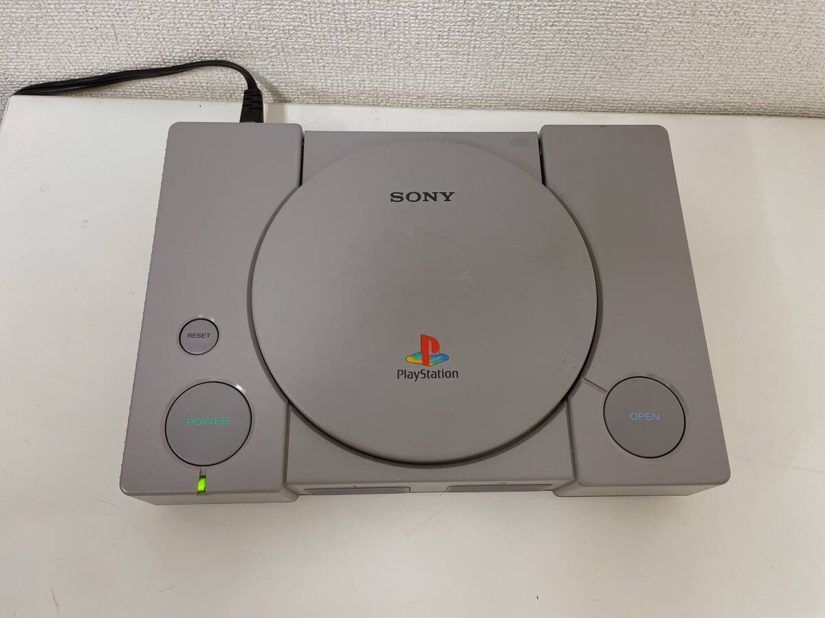 【SONY ソニー PS1 プレステ 本體 コントローラー ソフト セット】SCPH-7000/ときめきメモリアル2/信長の野望/A79-308