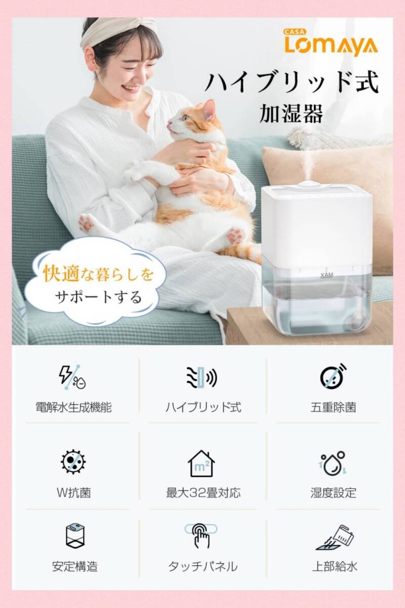 ハイブリッド加濕器 加熱式 ポンプ式 高性能加濕