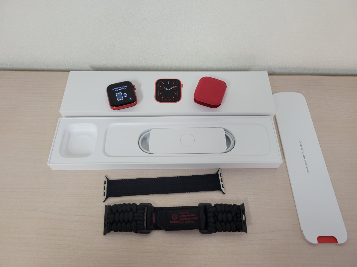■AppleWatch Series6 GPS+Cellularモデル 44mm M09C3J/A (PRODUCT)RED アップルウォッチ シリーズ６_画像1