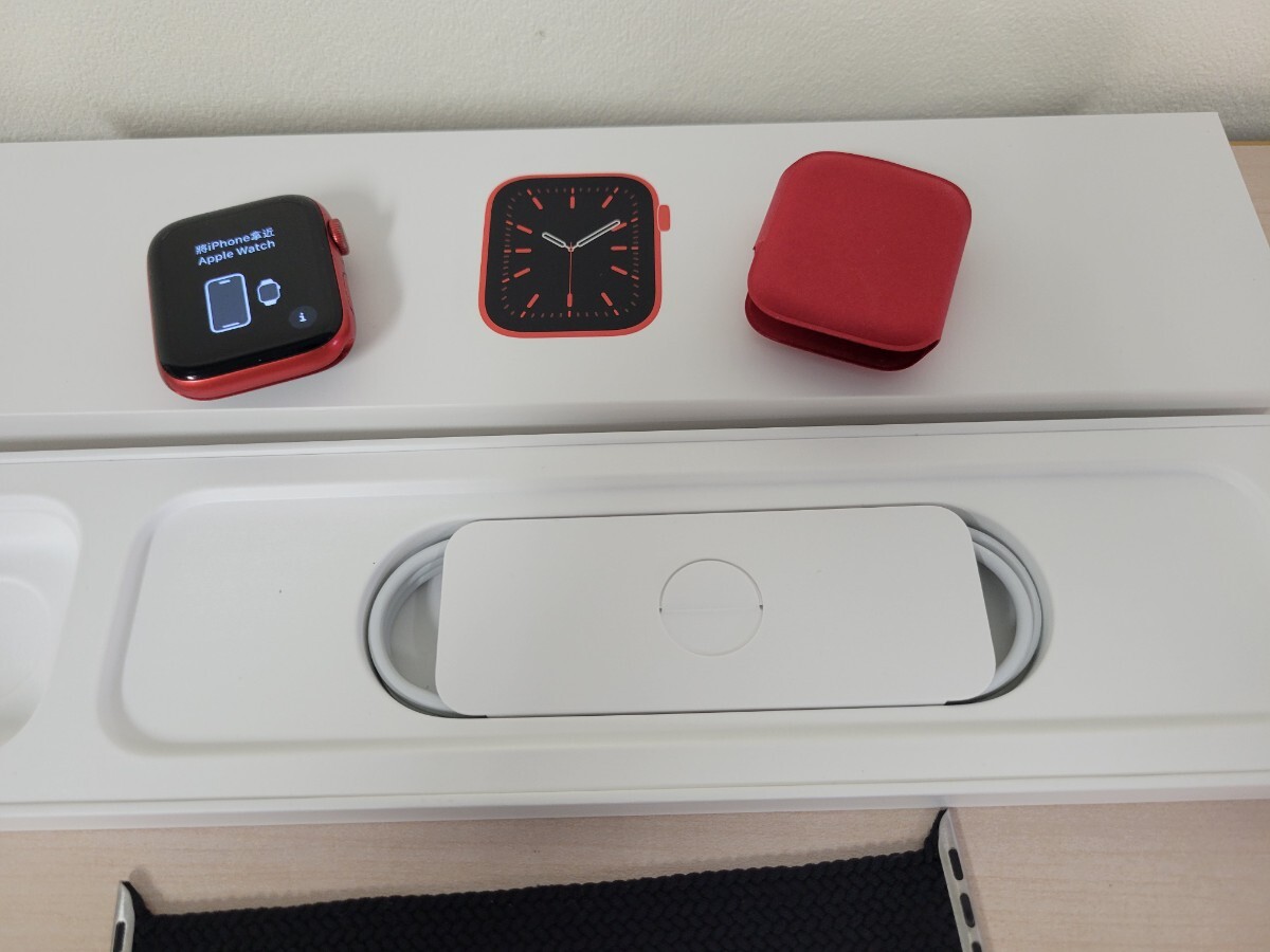 ■AppleWatch Series6 GPS+Cellularモデル 44mm M09C3J/A (PRODUCT)RED アップルウォッチ シリーズ６_画像8