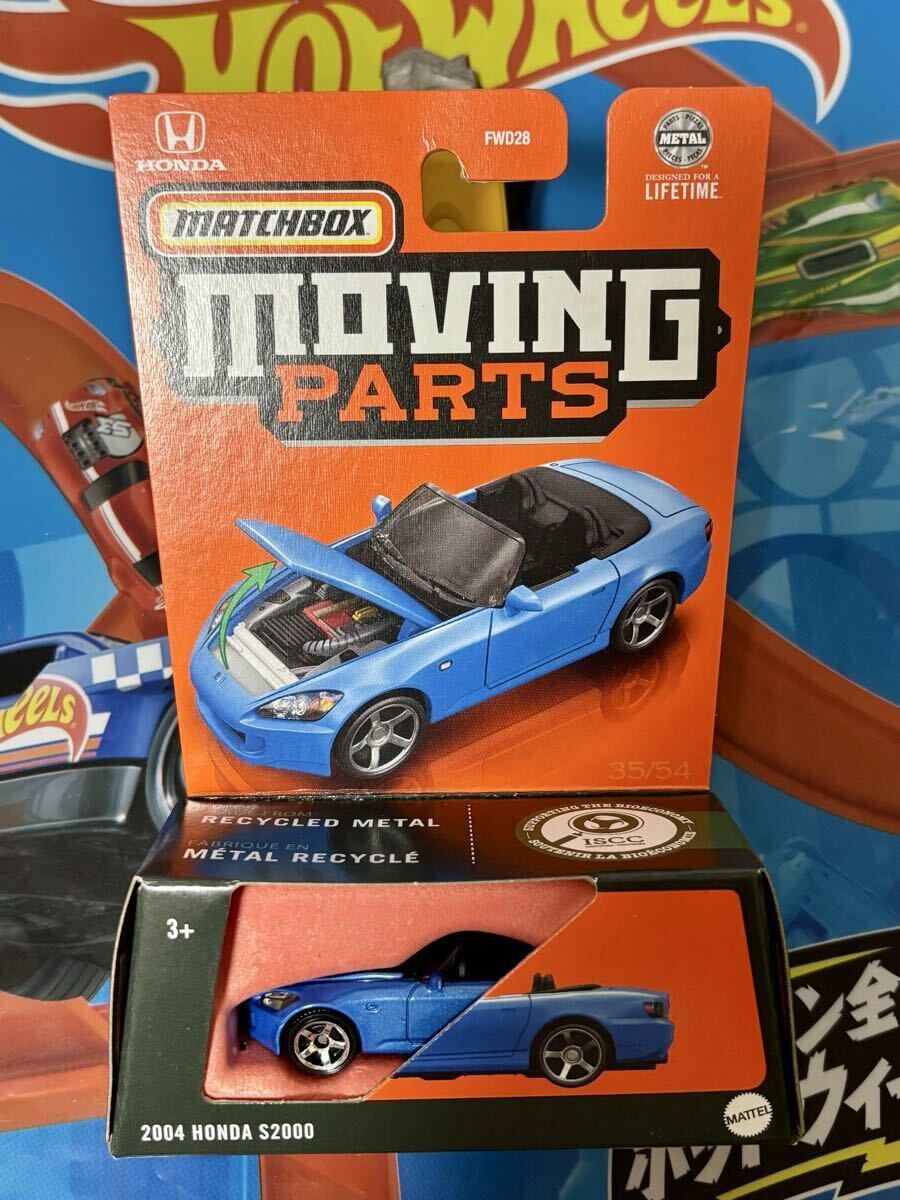  Matchbox moving детали 2004 Honda S2000 голубой новый товар нераспечатанный товар 