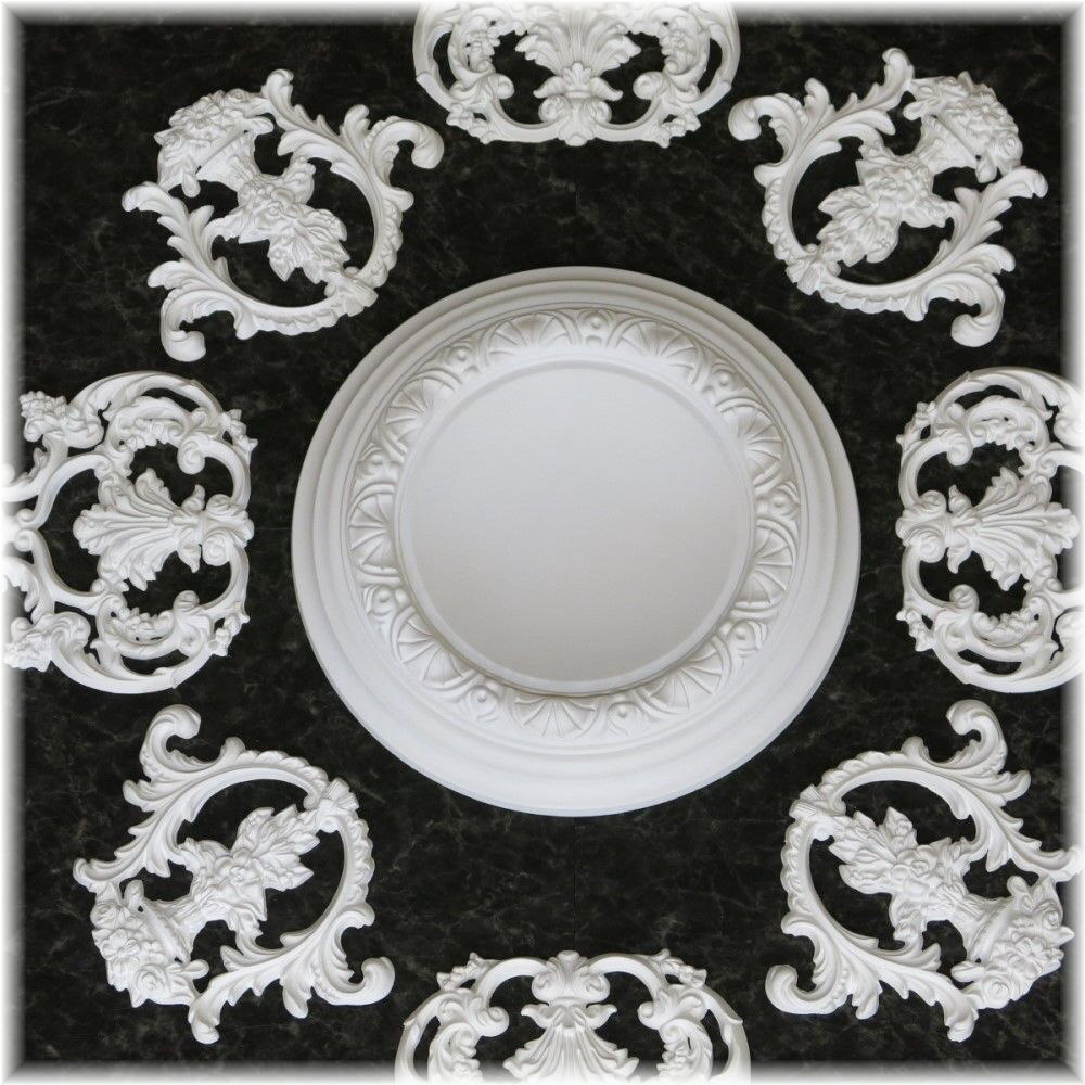 【送料無料！】★超激安即決！★新品?おしゃれな デザイン 豪華 シャンデリア裝飾 ポリウレタン制 メダリオン