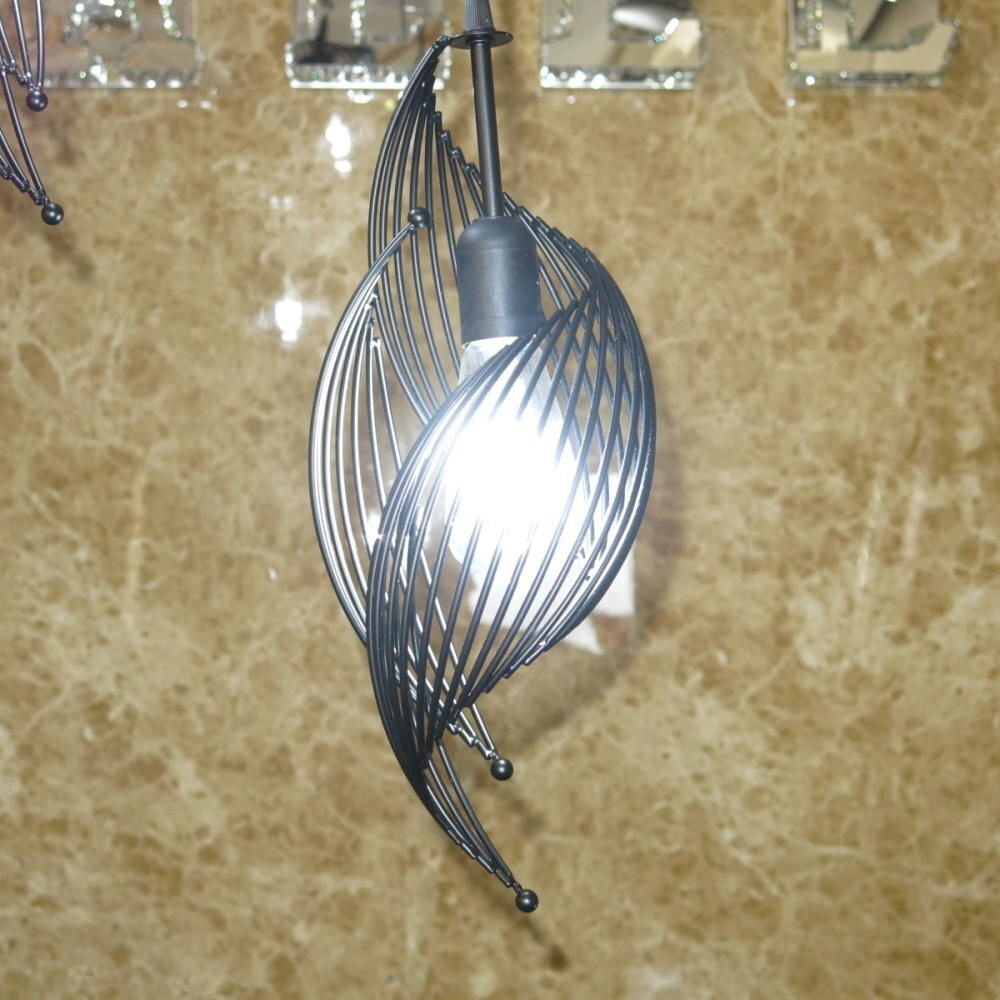 【LED付き！】 新品 引掛シーリング対応 吹き抜け LED 3連 ペンダントライト ブラックアイアン タイプ 調(diào)光対応 50～140高さ調(diào)整可 安い