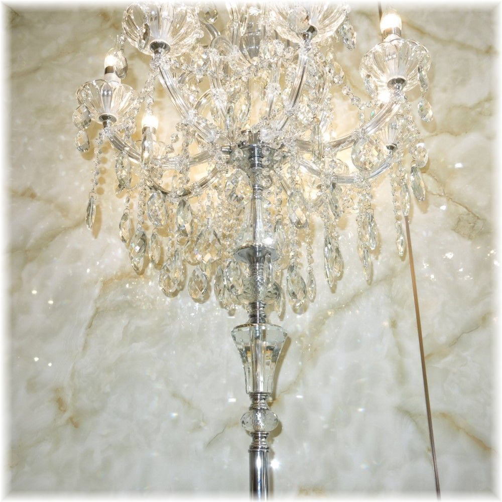 【LED付き！】 超豪華 led 粋な クリスタル フロアスタンド フロアライト スタンド照明 アンティーク 床置き モダン リビング 安い 北歐