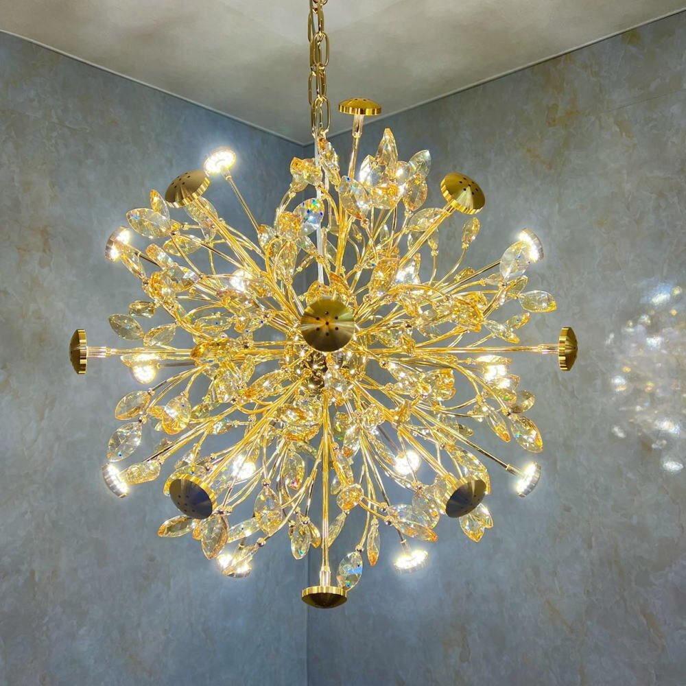 【LED付き！】引掛けシーリング対応 LED 24燈 クリスタル スワロフスキー風(fēng) シャンデリア 調(diào)色 直徑60cm 高さ調(diào)整可 PSE認(rèn)定 送料無(wú)料 led