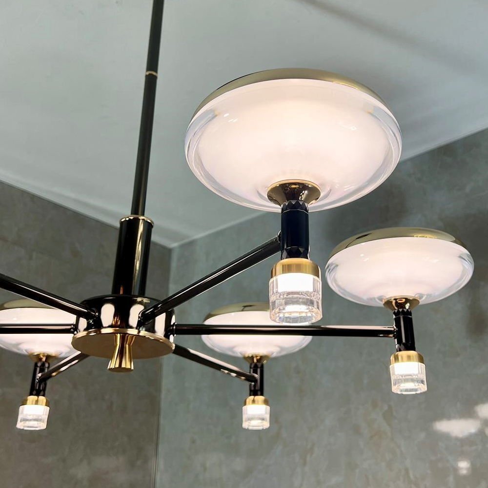 【LED付き】 新品 リビングライト 調(diào)光＆調(diào)色 直徑ワイド75cm リモコン付 高さ調(diào)整可 LED モダン 安い おしゃれ 6畳 8畳 10畳 アンティーク