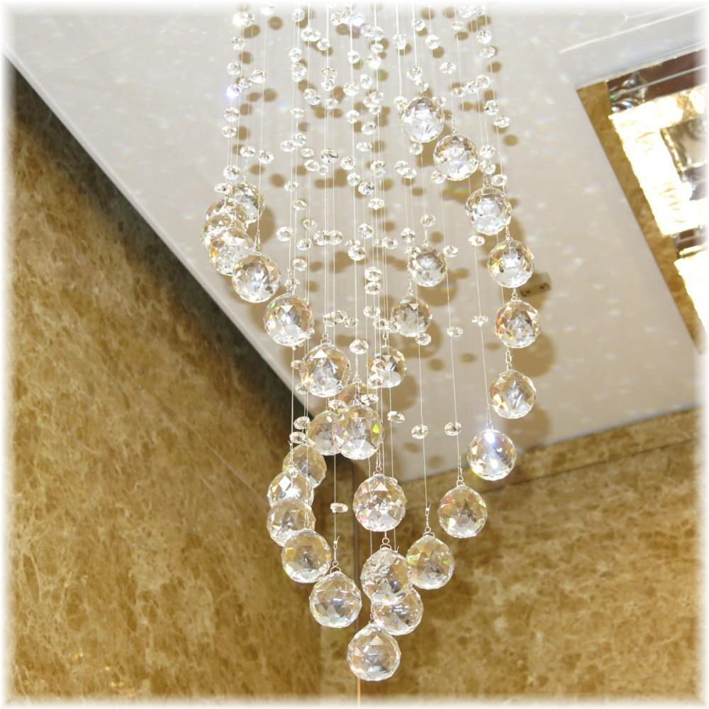 【LED付き！】新品 豪華 クリスタル LED ペンダントライト シャンデリア led シャンデリア照明 吹き抜け 階段 おしゃれ 安い 北歐 モダン