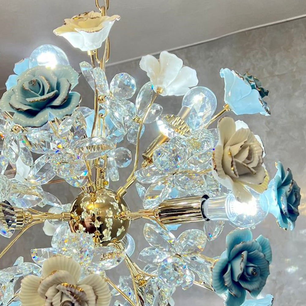 【LED付き！】 新品 引掛シーリング対応 可愛(ài)いデザイン LED 9燈 シャンデリア 調(diào)光対応 高さ調(diào)整可 ペンダントライト 送料無(wú)料 安い 北歐