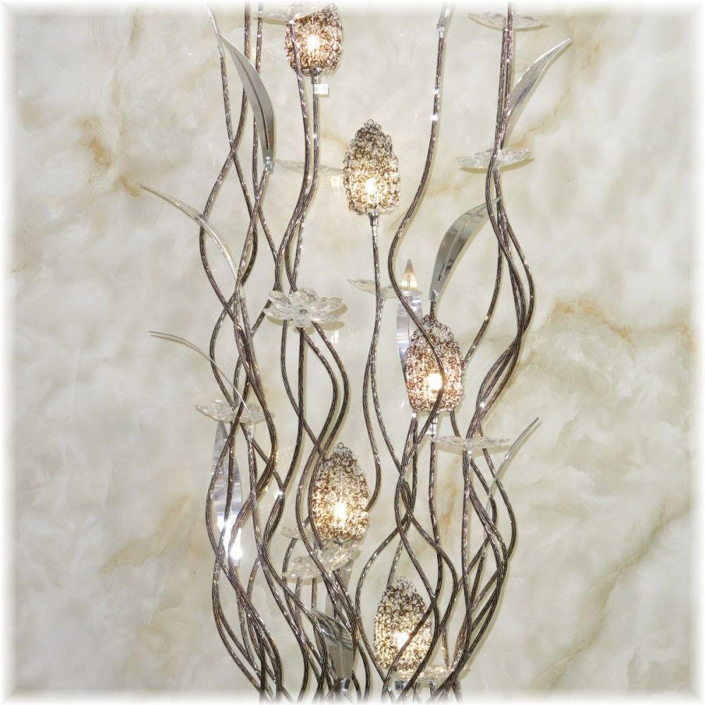 【LED付き！】新品 豪華 led アルミ制 可愛い フロアスタンド フロアライト スタンド照明 アンティーク 床置き ランプ モダン リビング