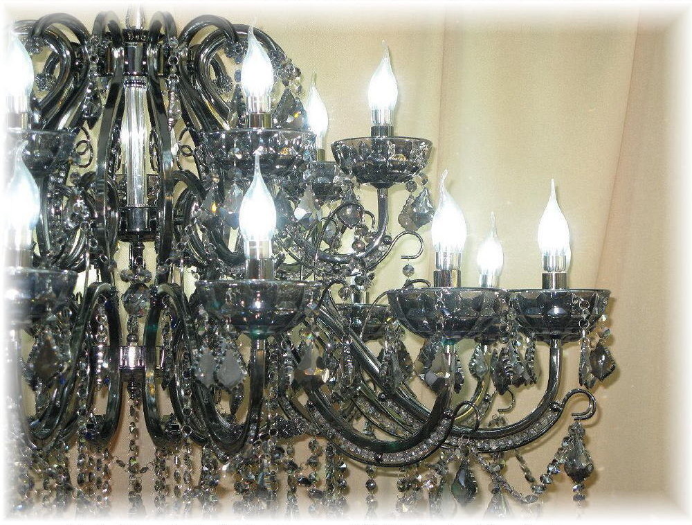 ☆LED電球サービスキャンペーン開催中！☆【送料無料！】★超激安即決！★新品 キャンドル21燈 豪華クリスタルシャンデリア ワイドタイプ