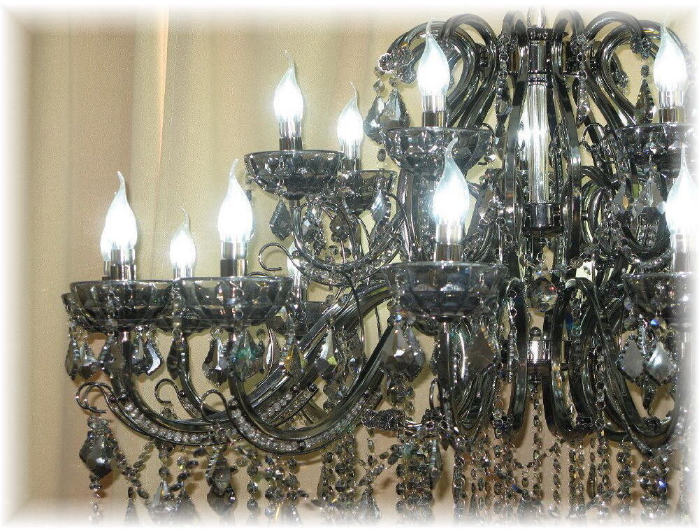 ☆LED電球サービスキャンペーン開催中！☆【送料無料！】★超激安即決！★新品 キャンドル21燈 豪華クリスタルシャンデリア ワイドタイプ