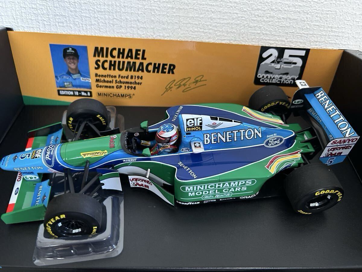 Minichamps 1/18 Benetton Ford B194mi - L * Schumacher Германия GP 1994