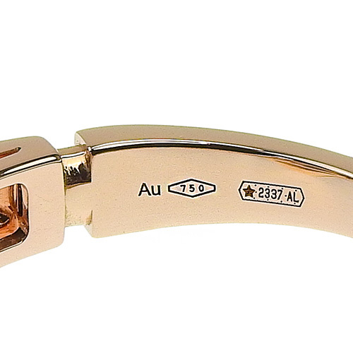 [ с гарантией ] BVLGARY открытый Work кольцо mother ob жемчуг / бриллиант K18PG ювелирные изделия 12(52) номер 41100072263[ a la mode ]