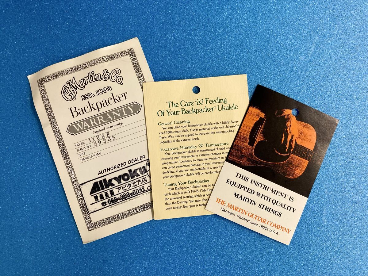 Martin Backpacker マーチン　バックパッカー　ウクレレ
