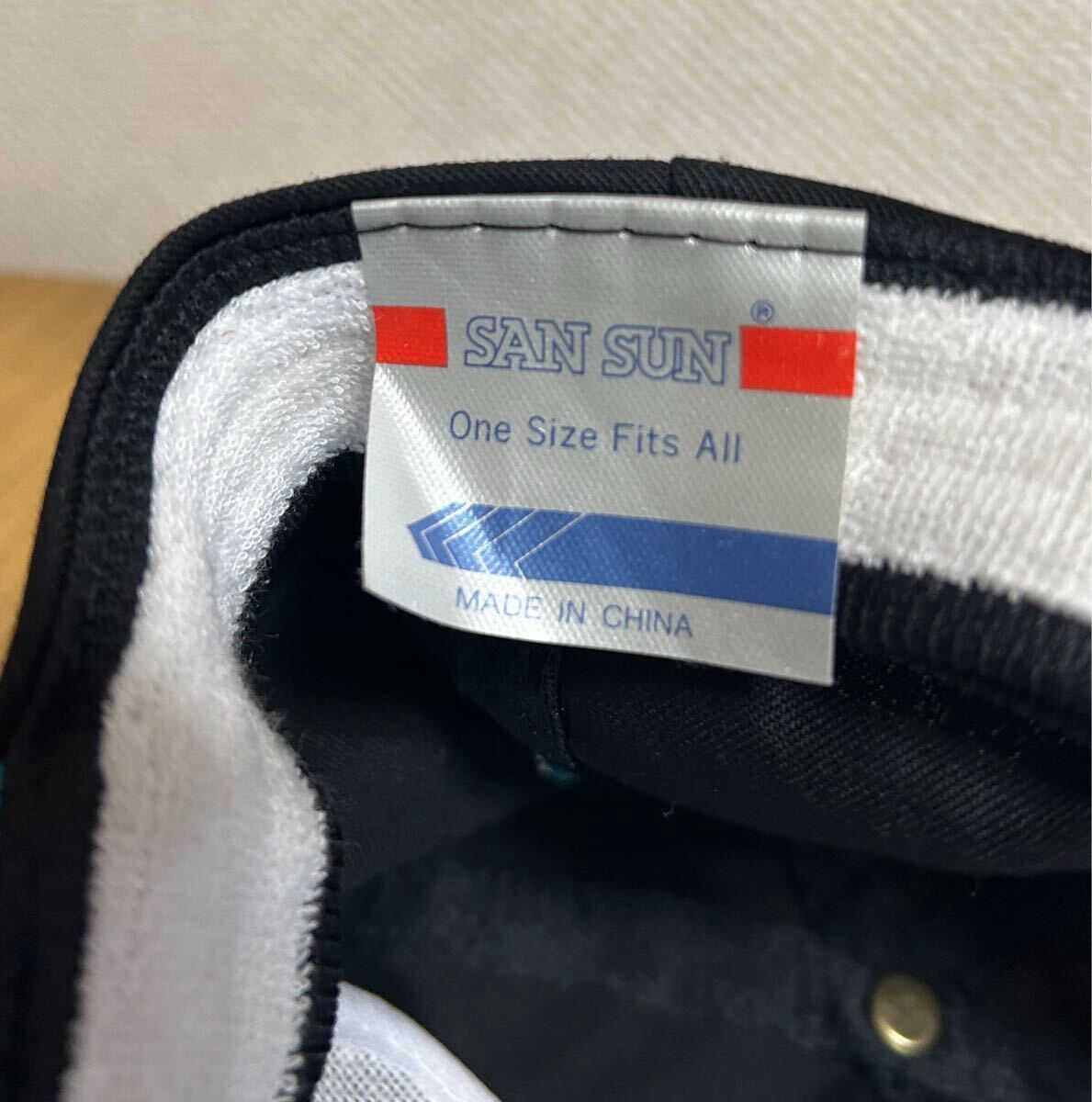 80's 90's Vintage トラッカーキャップ スナップバック 2トーン キャップ 帽子 CAP 企業物 SAN SUN USAヴィンテージ _画像5