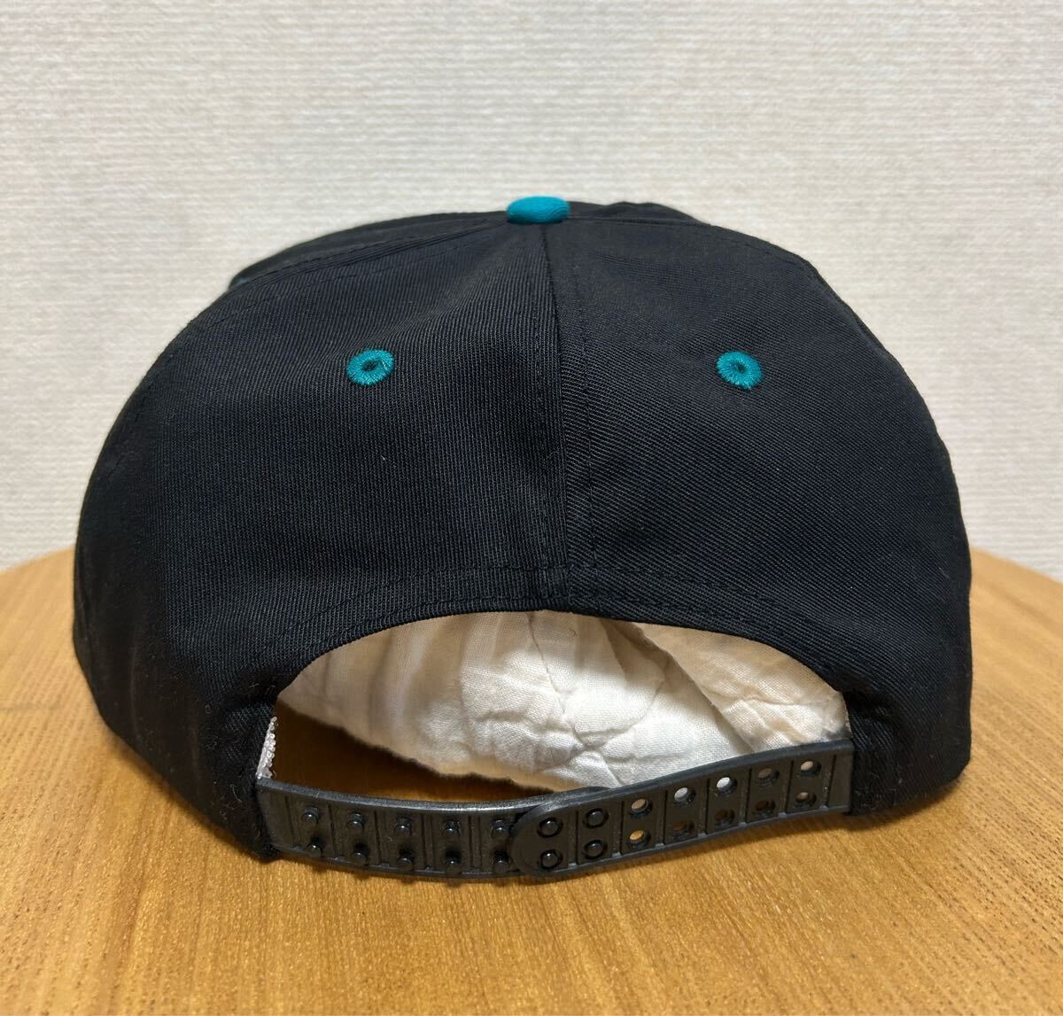 80's 90's Vintage トラッカーキャップ スナップバック 2トーン キャップ 帽子 CAP 企業物 SAN SUN USAヴィンテージ _画像4