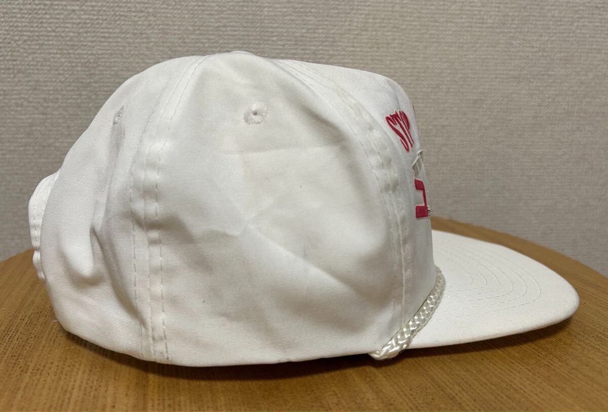 90's Vintage The CLUB 企業物キャップ トラッカーキャップ スナップバック キャップ 帽子 USAヴィンテージ 白_画像2