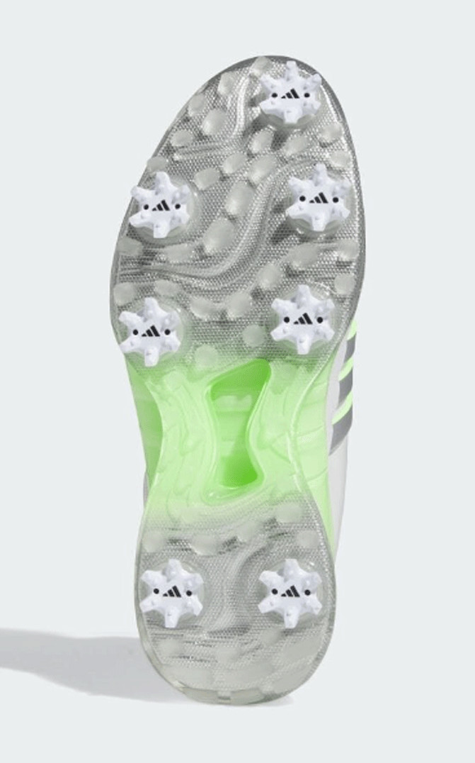 новый товар # Adidas #2024.3# женский # Tour 360-'24 боа шиповки #IF0264# белый | серебряный | зеленый Spark #24.5CM# стандартный товар
