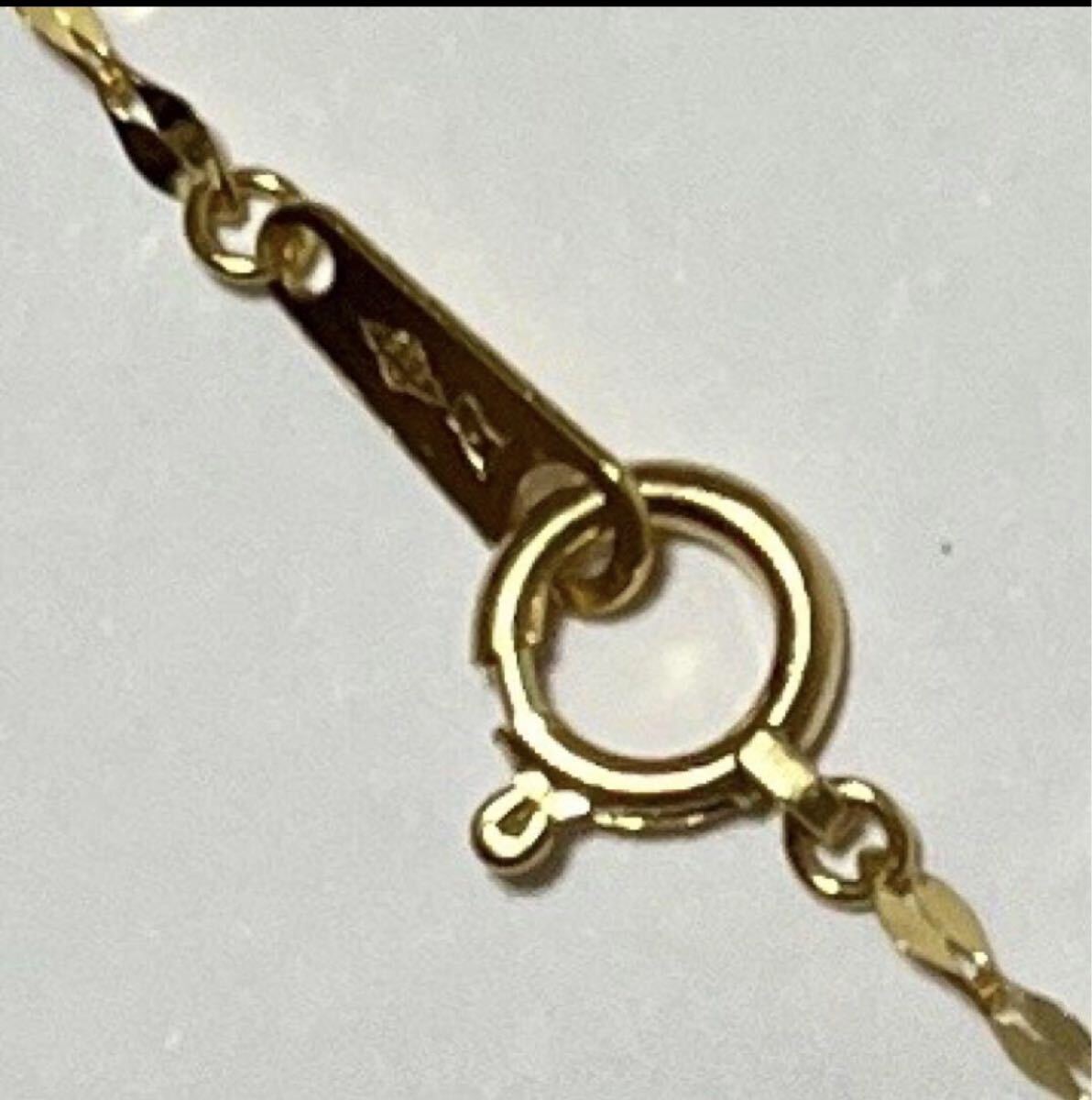 新品 花びら24Kチェーンネックレス キラキラ 刻印入り 純金 金 早い者勝ち 価格上昇中 資産価値_画像5