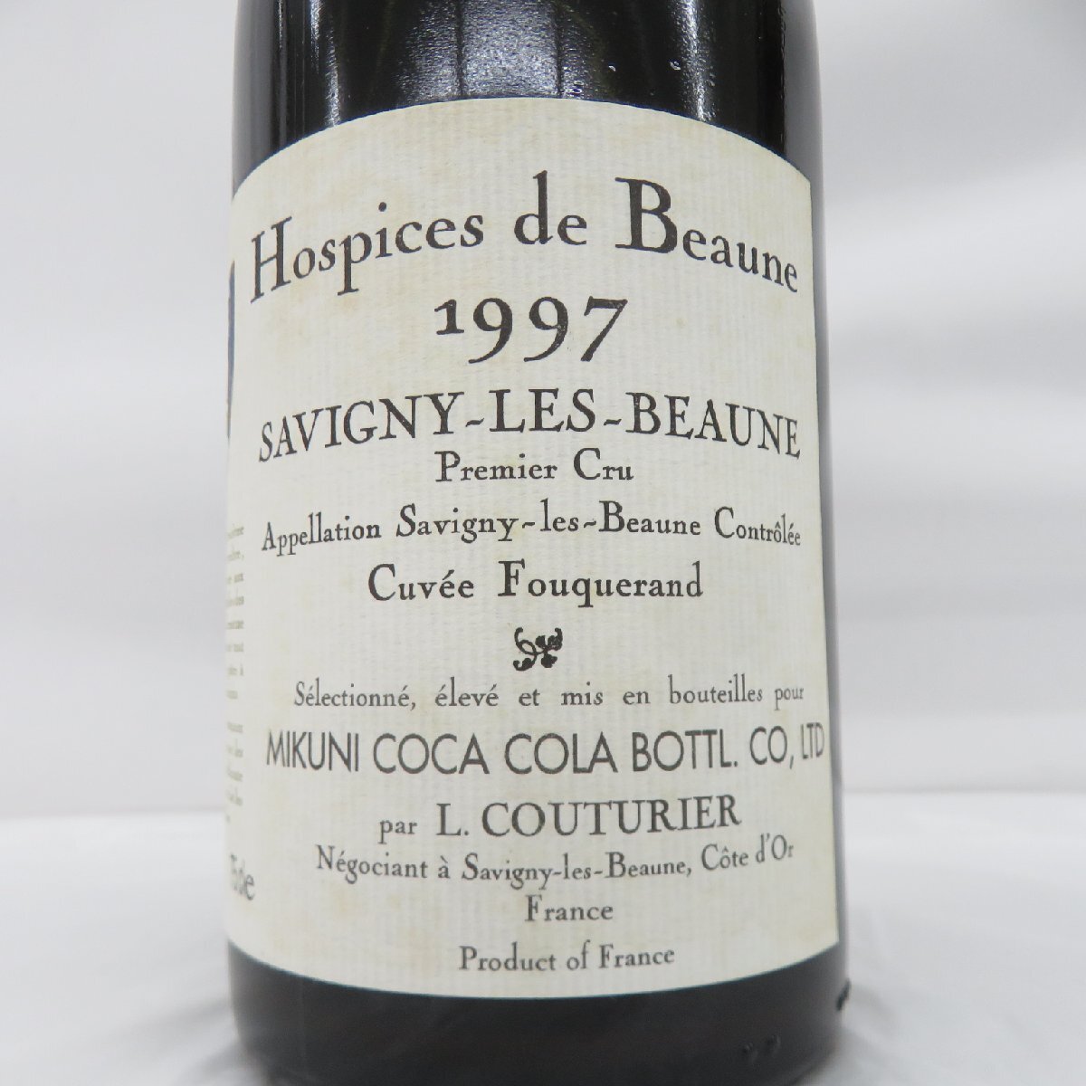 【未開栓】オスピス?ド?ボーヌ サヴィニー?レ?ボーヌ プルミエ?クリュ 1997 赤 ワイン 750ml 12.5% 907369021 0926