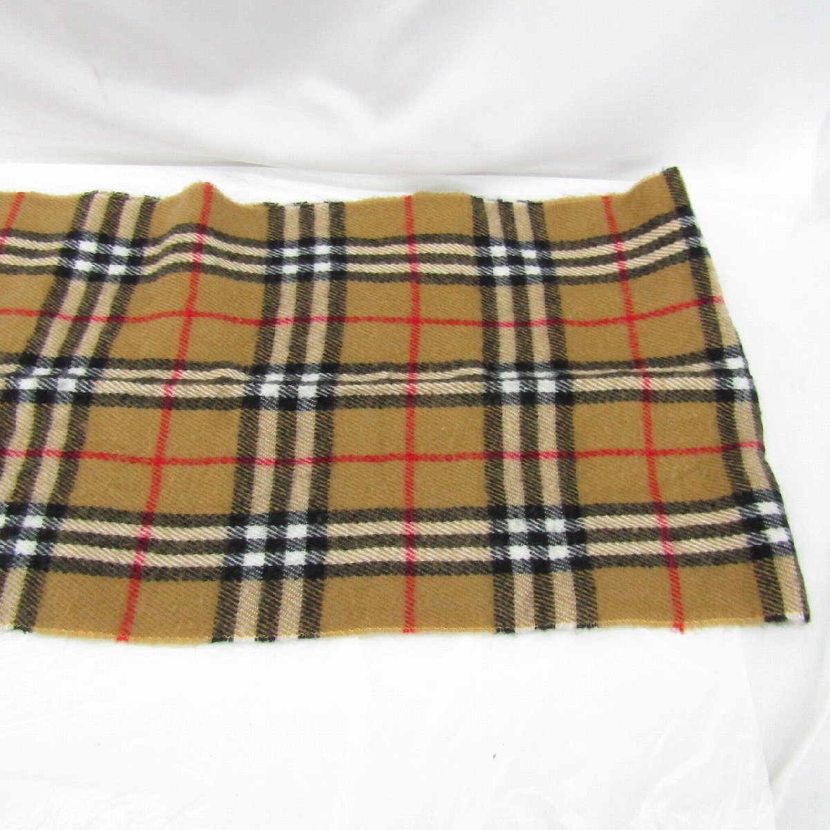 1円～【中古品】burberrys バーバリーズ マフラー ノバチェック 本體のみ 807119425 0929