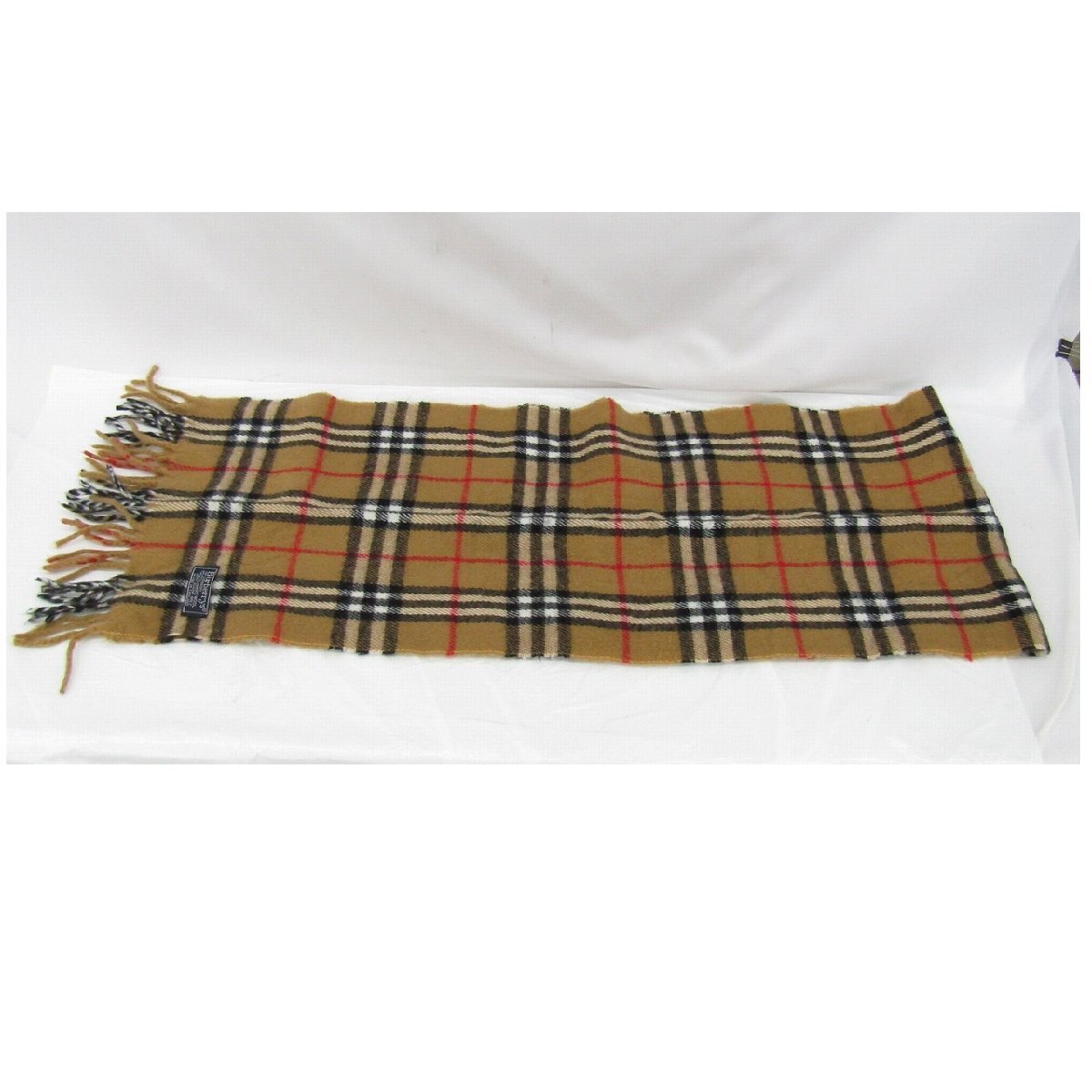 1円～【中古品】burberrys バーバリーズ マフラー ノバチェック 本體のみ 807119425 0929