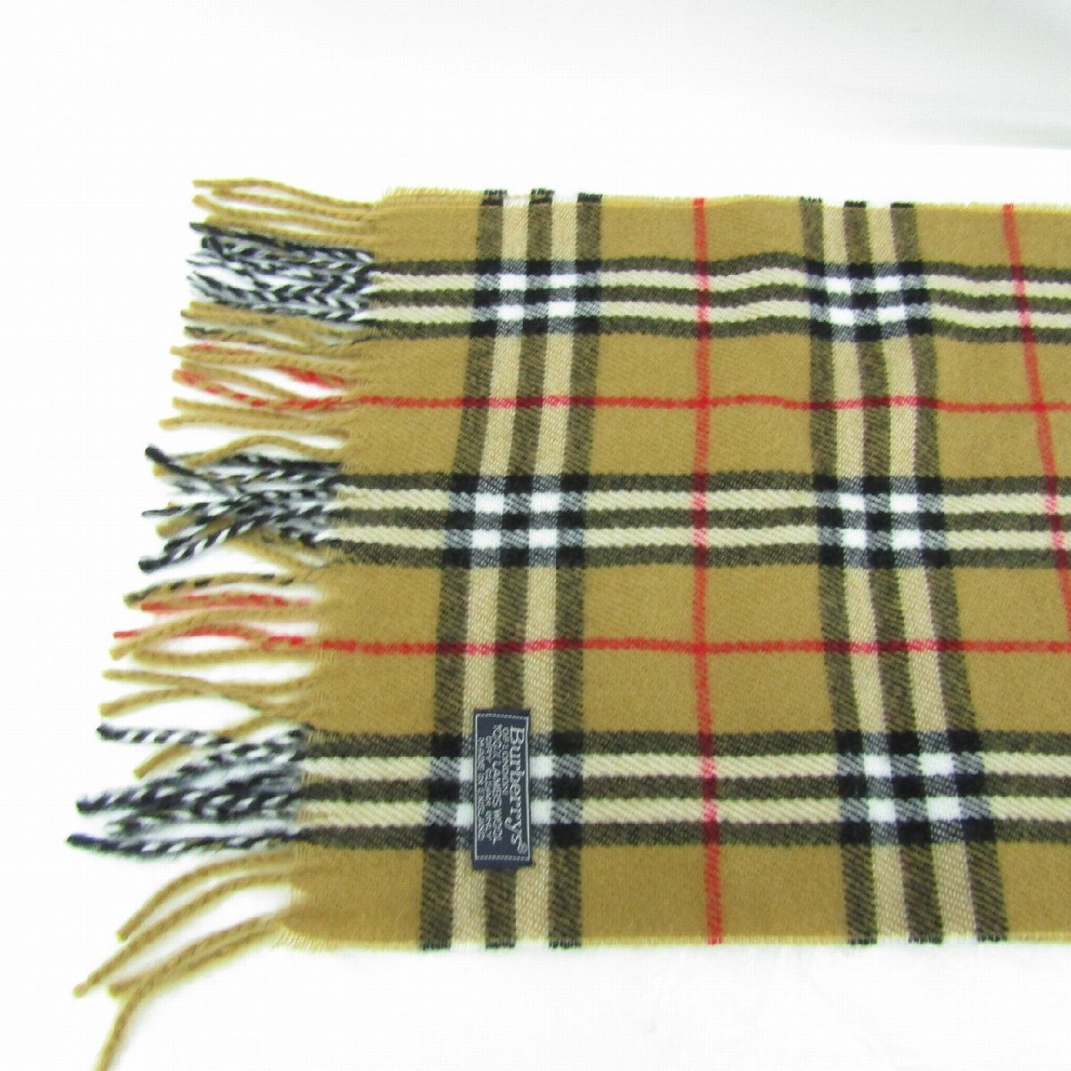 1円～【中古品】burberrys バーバリーズ マフラー ノバチェック 本體のみ 807119426 0929