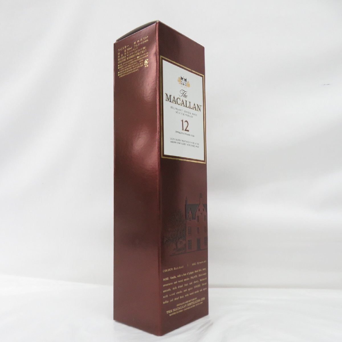 【未開(kāi)栓】The MACALLAN ザ?マッカラン 12年 シェリーオーク 舊ボトル ウイスキー 700ml 40% 箱付 11940568 1001