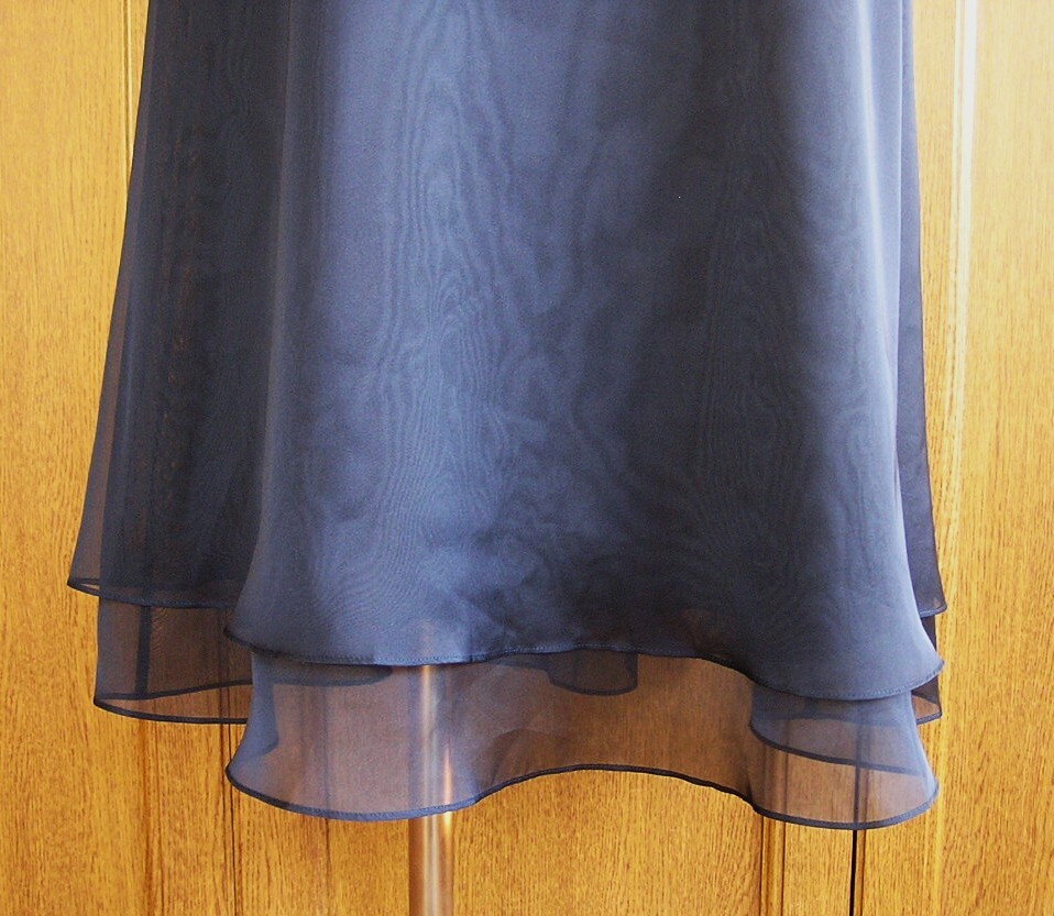 東京ソワール ドルチェ/SOIR DOLCE/紺 ネイビー/袖なし マキシ丈ロングワンピース×ボレロJK/11號/発表會 パーティー 結(jié)婚式親族ドレス等　