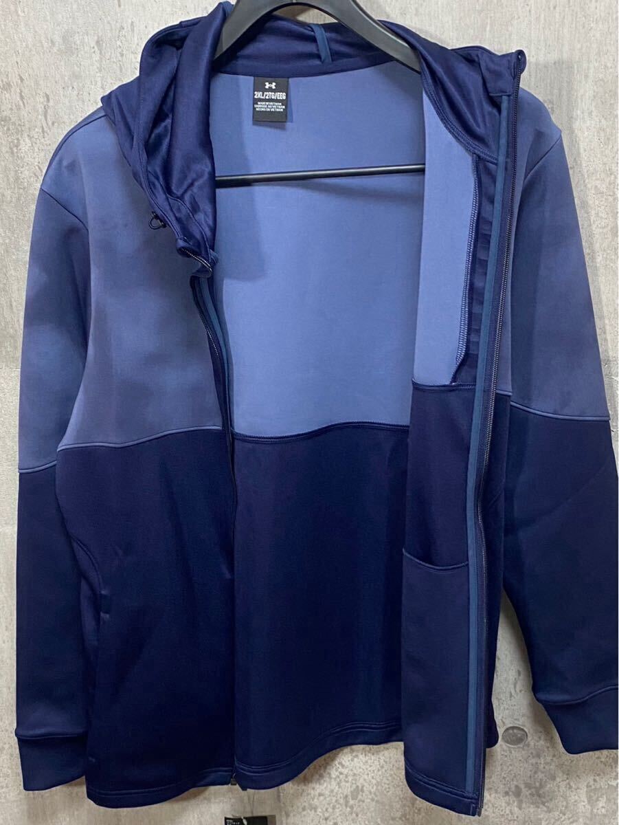 未使用　定価12100円　XLサイズ　アンダーアーマー　メンズ　トレーニング　ジャケット　 パフォーマンス ニット ジャケット　_画像4