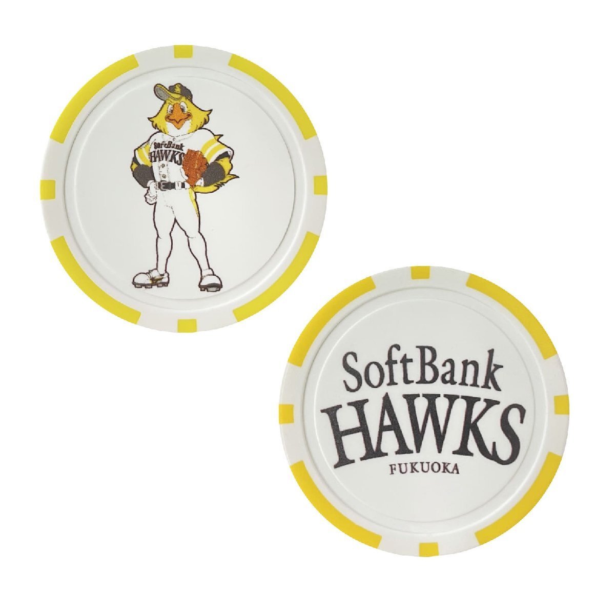 プロ野球！NPB！福岡ソフトバンクホークス カジノマーカー SBAC-5726 【IR】_画像1