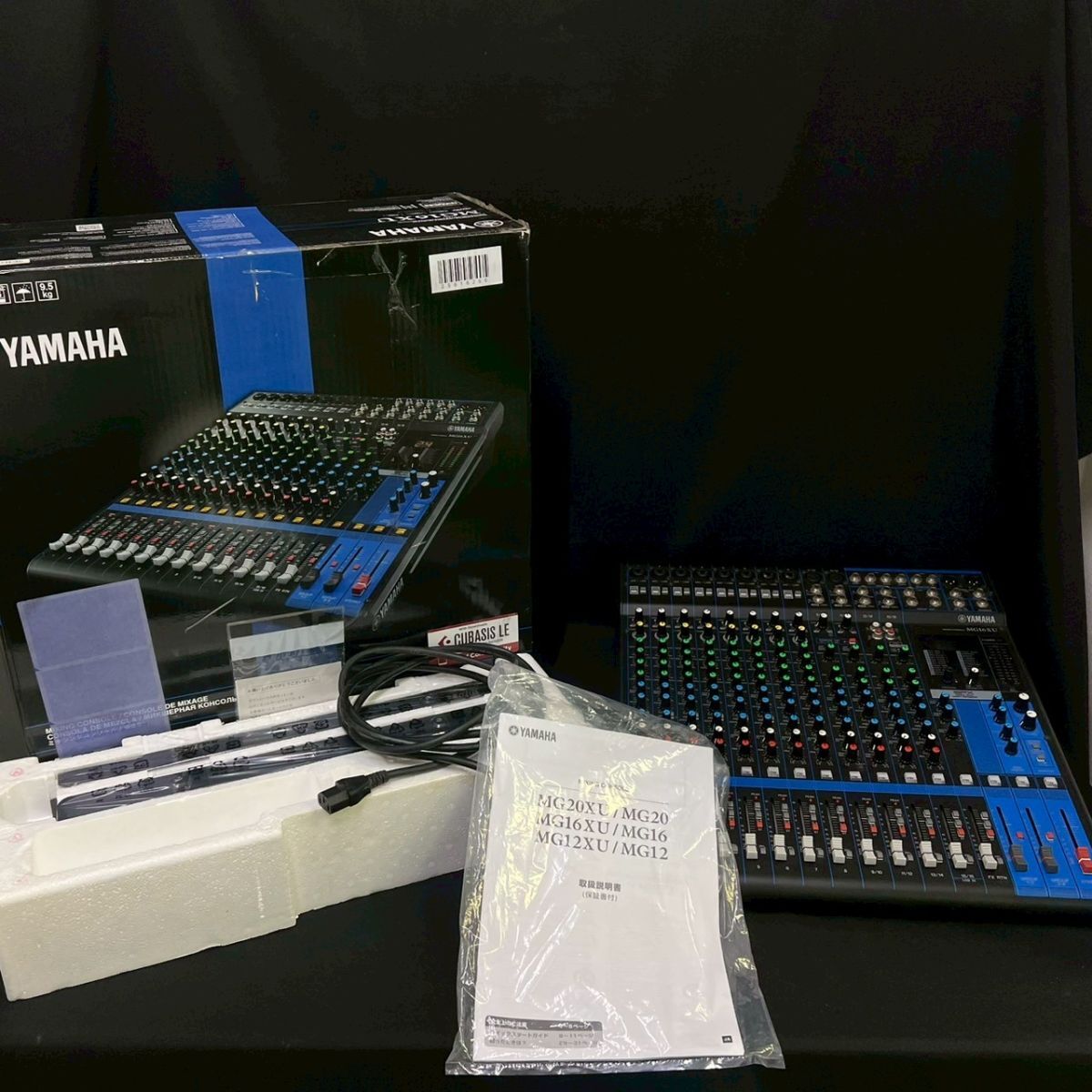 BIg175R 140 箱付き YAMAHA MG16XU ヤマハ 16チャンネル ミキシングコンソール 説明書 ミキサー_画像1