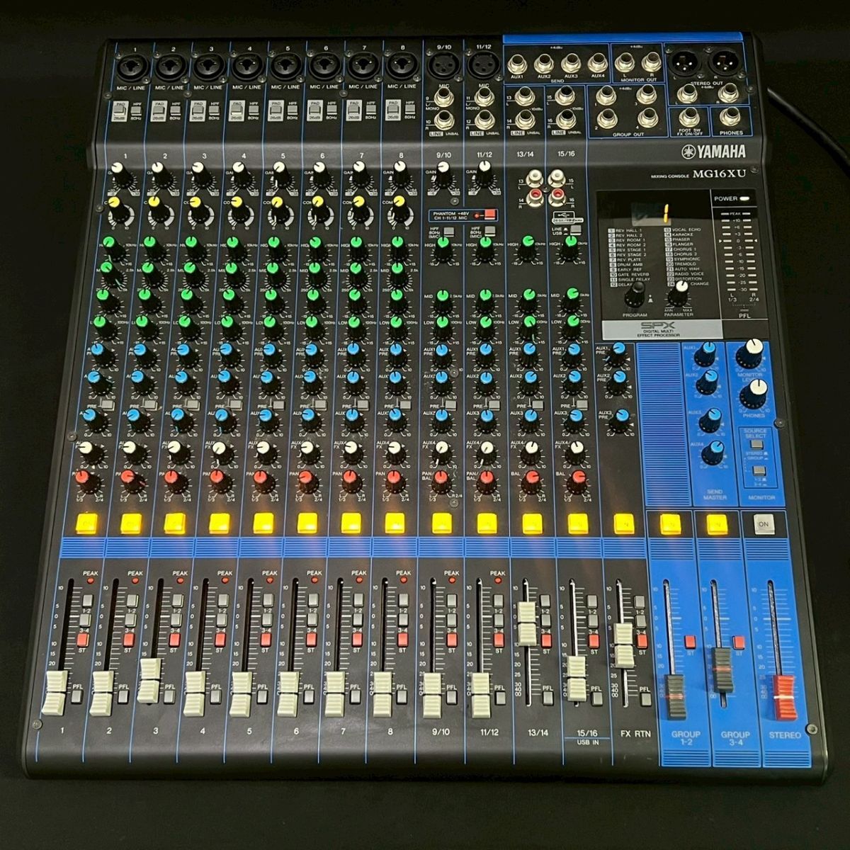 BIg175R 140 箱付き YAMAHA MG16XU ヤマハ 16チャンネル ミキシングコンソール 説明書 ミキサー_画像3