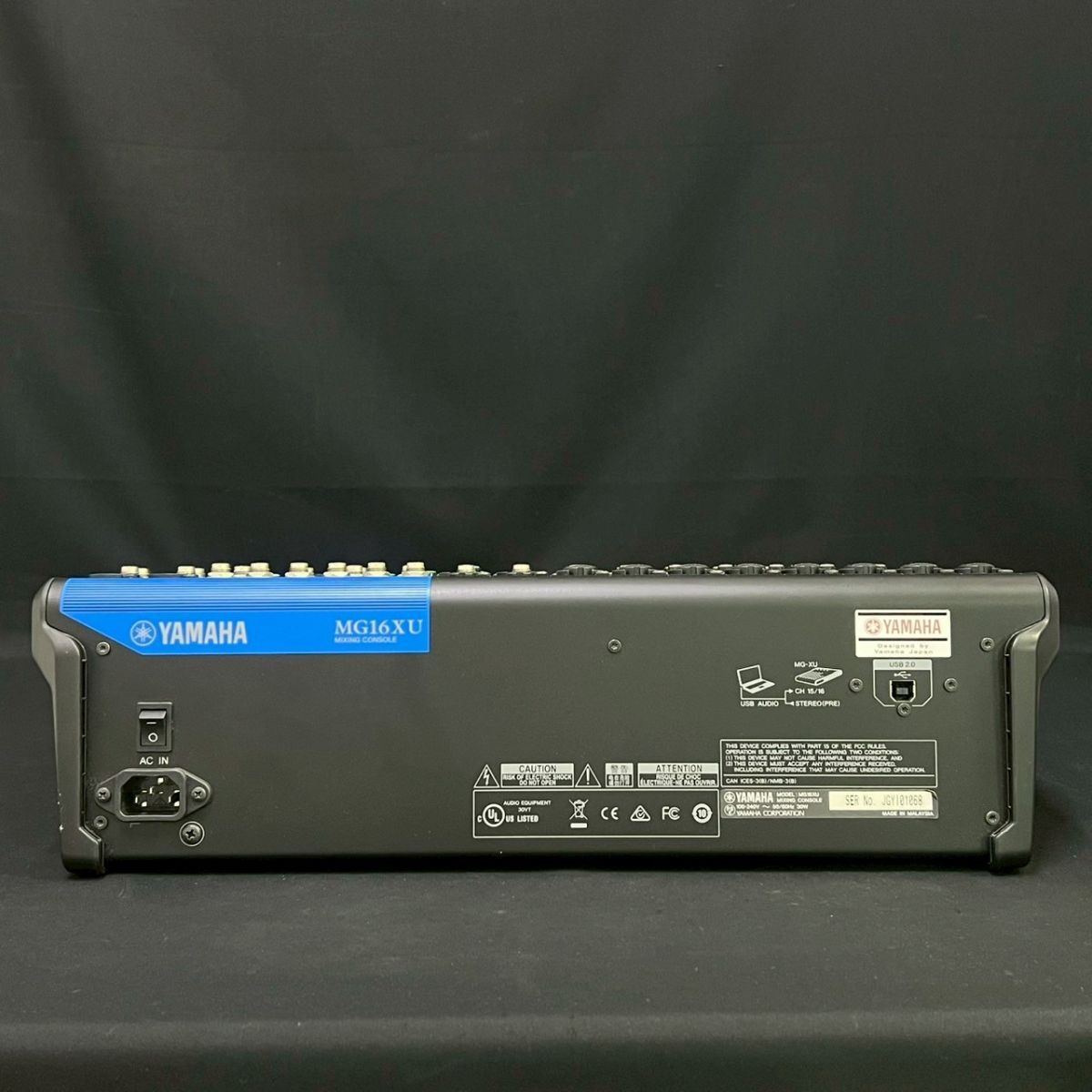 BIg175R 140 箱付き YAMAHA MG16XU ヤマハ 16チャンネル ミキシングコンソール 説明書 ミキサー_画像6