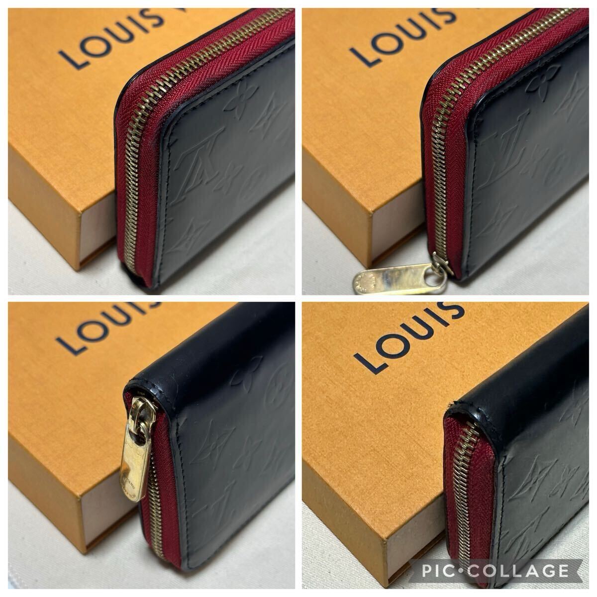高品質， セール ★鑑定済み★ LOUIS VUITTON ラウンドファスナー 長財布CA1097